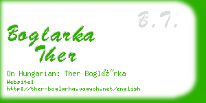 boglarka ther business card